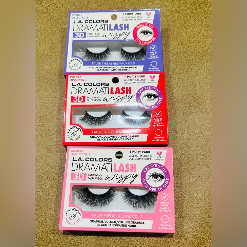 L.A. Colors Dramatilash Eyelash Trio Pack